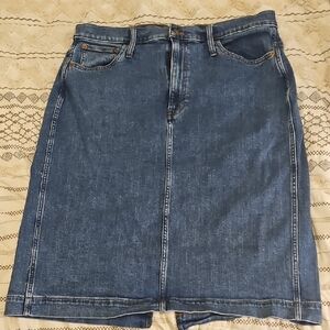 J. Crew Indigo Denim Skirt